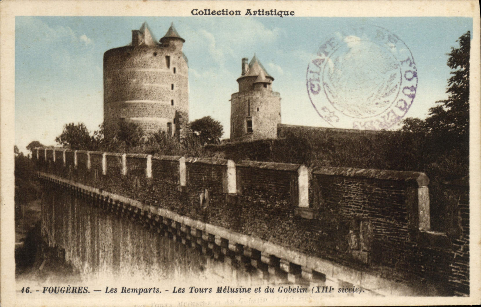 Fougères — Los Muros — Las Torres Mélusine y del Gobelin (siglo XIII) — Colección Artística