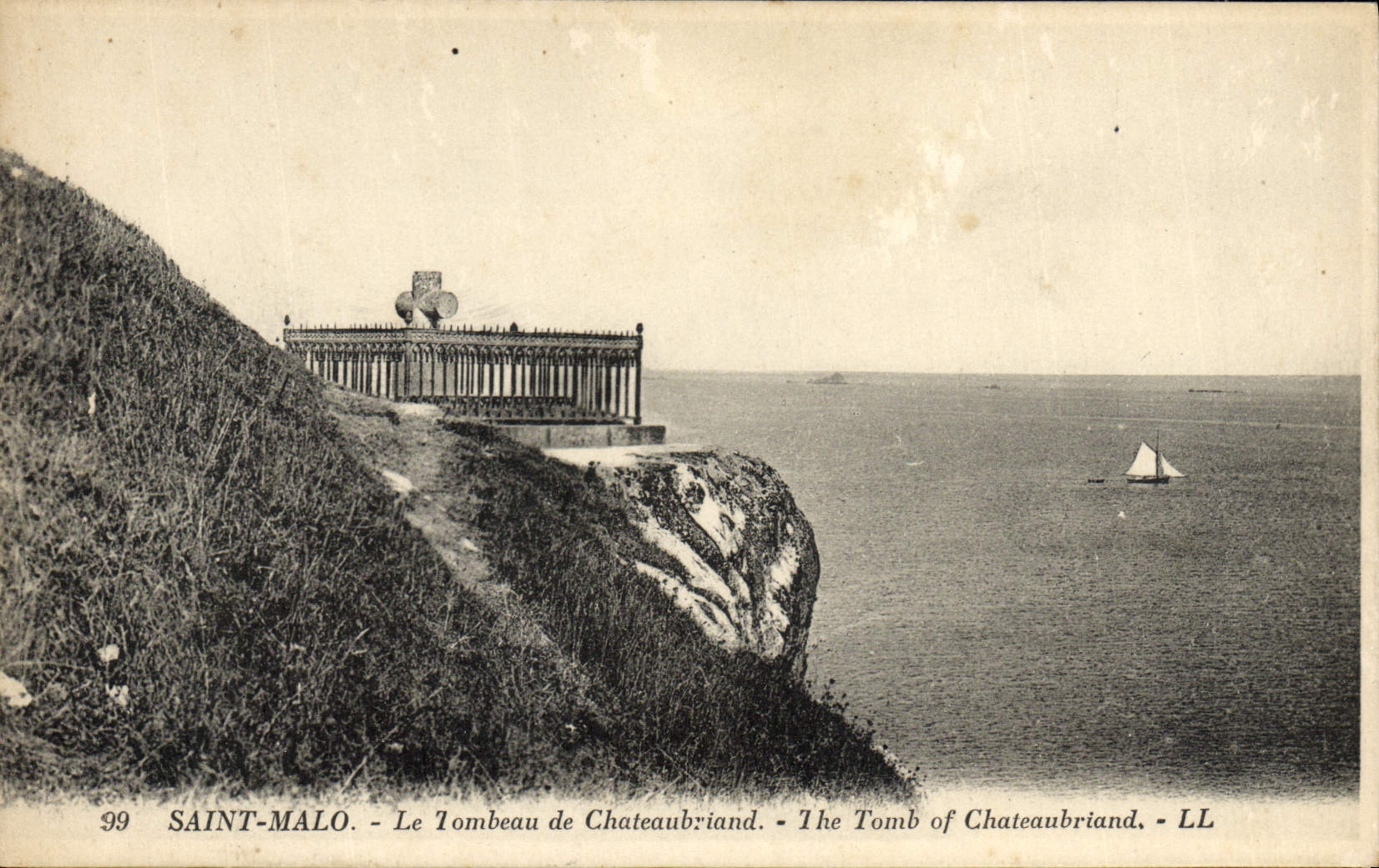 Saint-Malo - Il sepolcro di Chateaubriand - LL