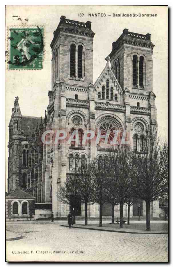 CPA Nantes Basilique St Donatien
