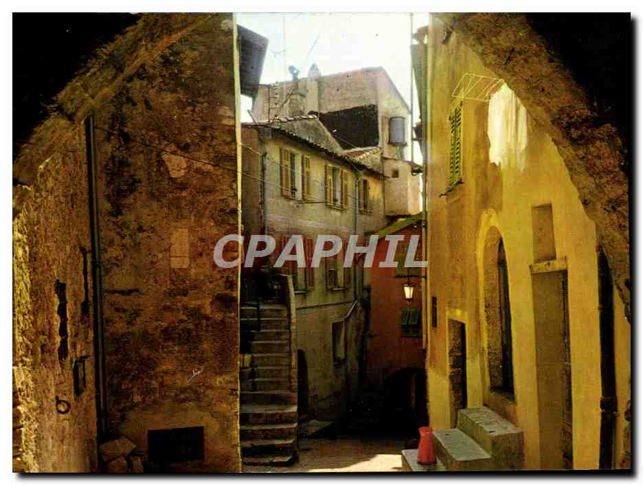 CPM Les Sites Pittoresque De La Roouebrune Village Rue Du Chateau Feodal
