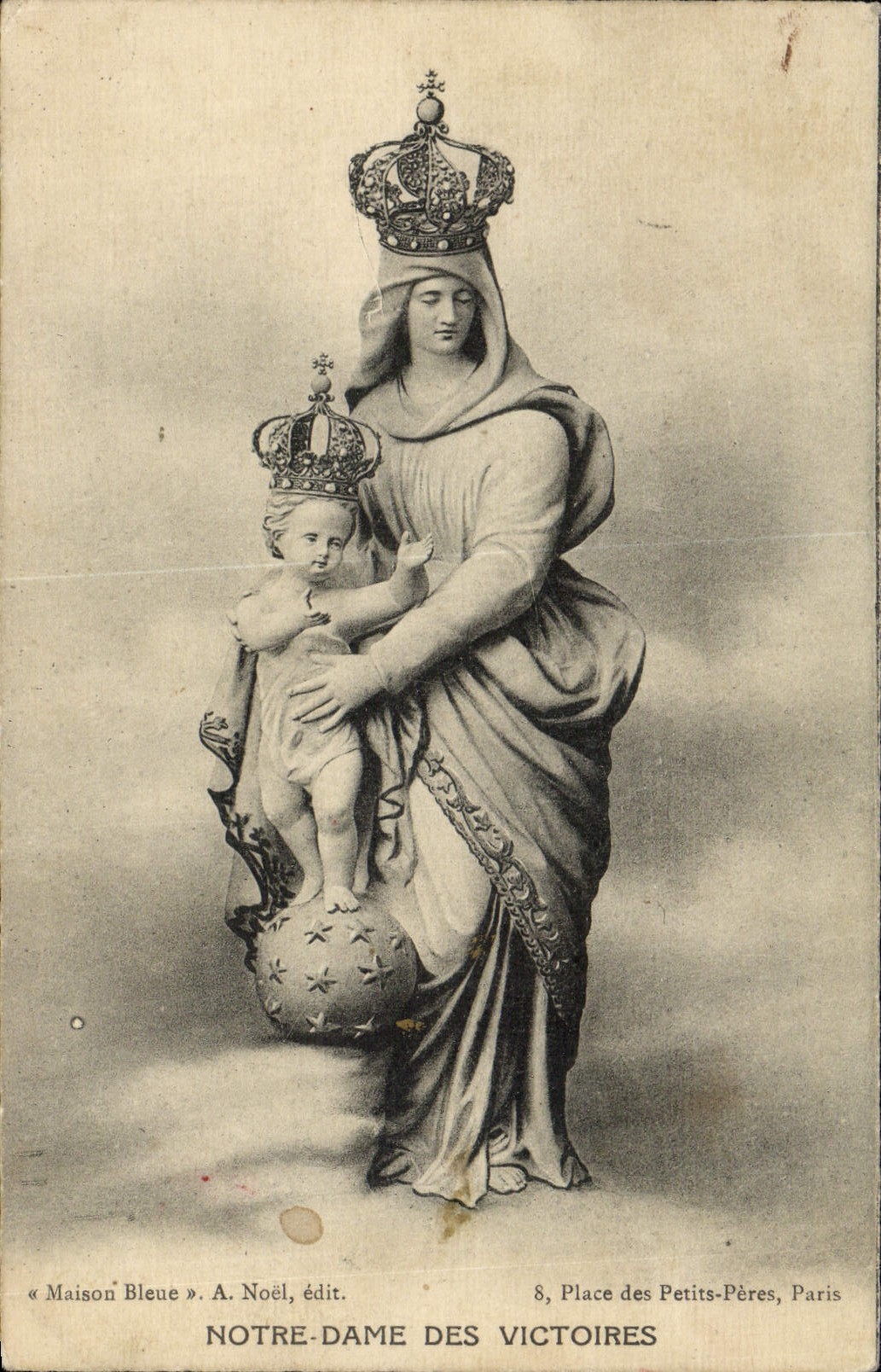 CPA Notre Dame Des Victoires Paris