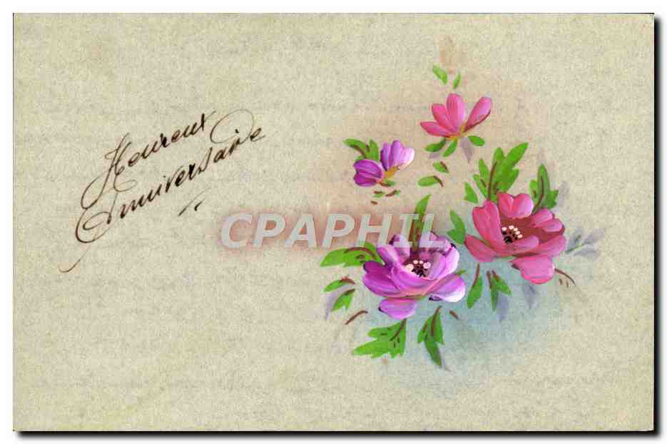 CPA Fantaisie Fleurs 