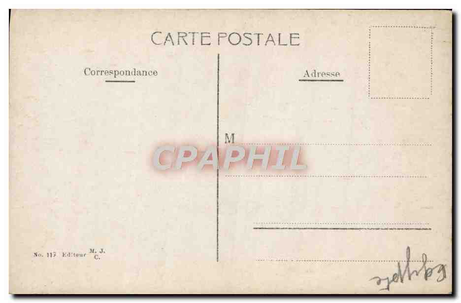 CPA Cimetiere Turc a Eyoub et corne d'or  — Rückseite