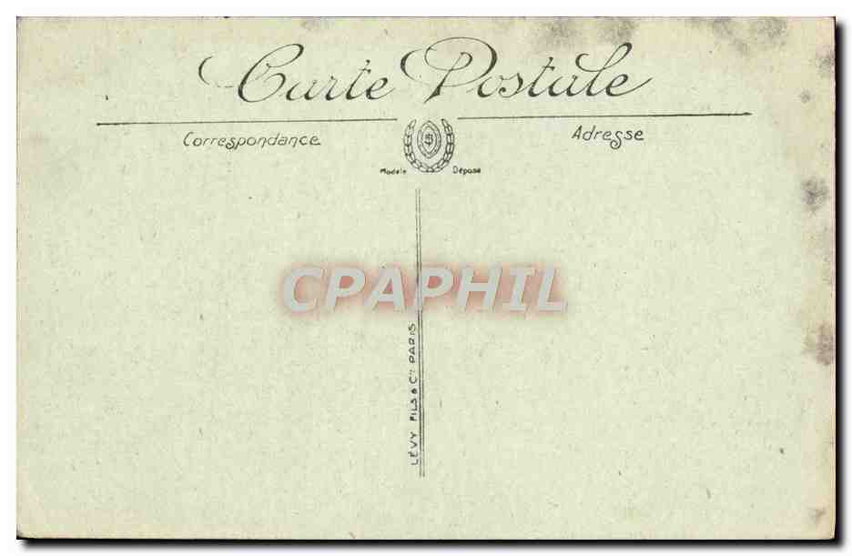 CPA Paris Le Sacre Coeur — Rückseite
