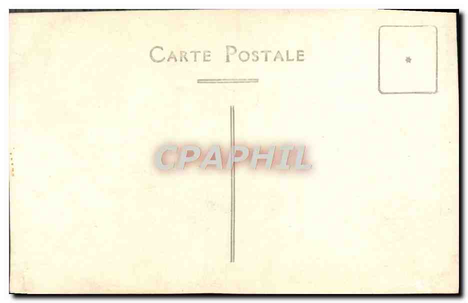CARTE PHOTO Femme — Verso