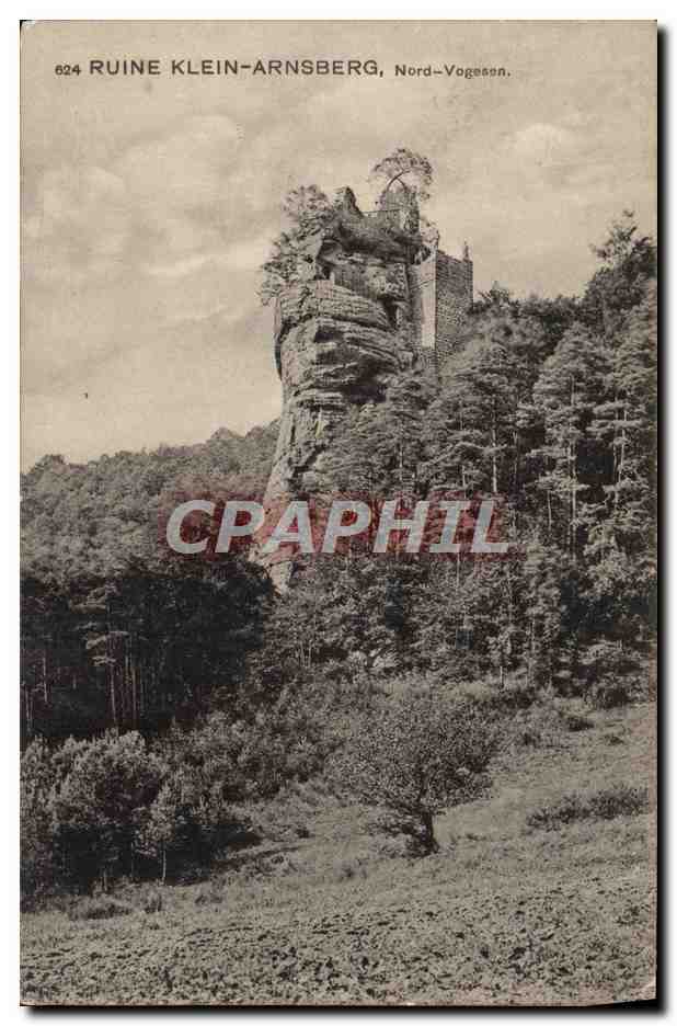 Ruine Klein-Arnsberg — Nord-Vogesen — éditeur : Autobahn u. Verlag von Friedr. Hartmann, Photographe