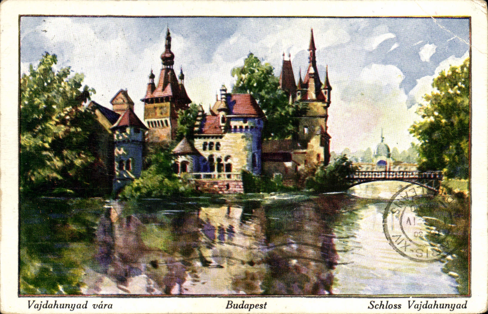 Château de Vajdahunyad — Budapest — éditeur : Műnemüry Júdity