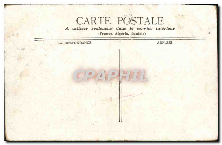 CPA Paris Place De L'Opera — Rückseite