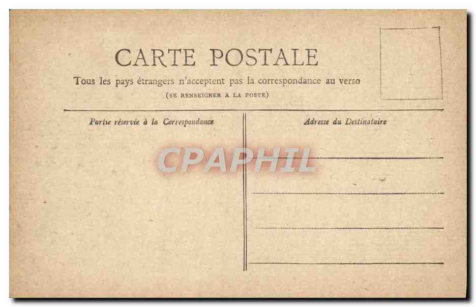 CPA Paris Le Trocadero — Rückseite
