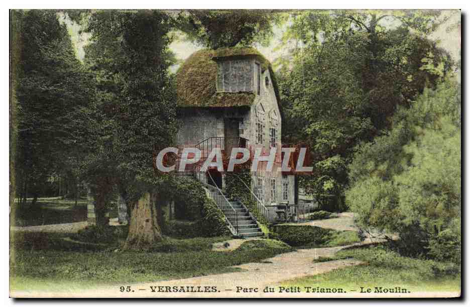 CPA Versailles Parc Du Petit Trianon Le Moulin