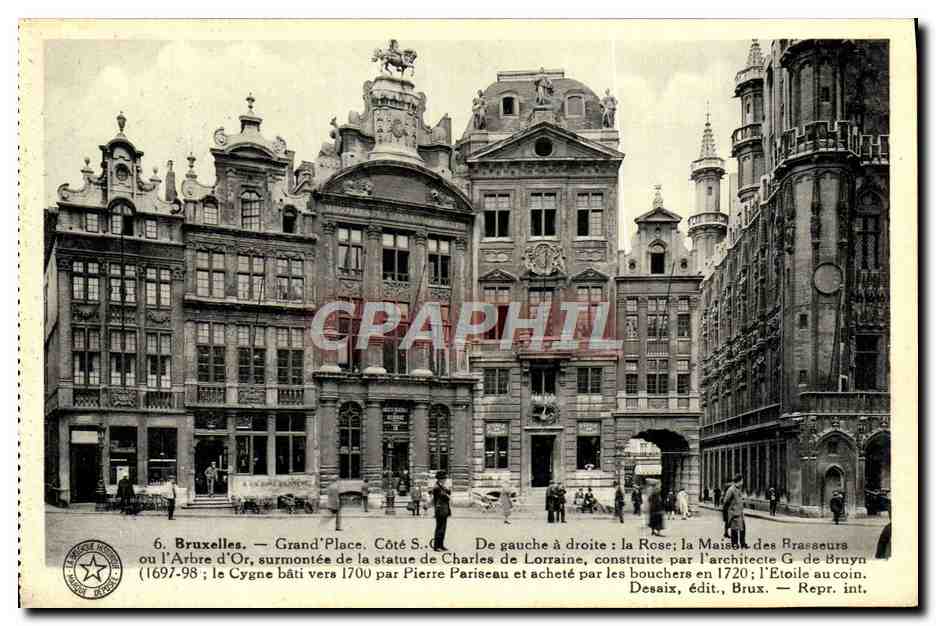 CPA Bruxelles Grand Place Maison des Brasseurs ou l'Arbre d'or