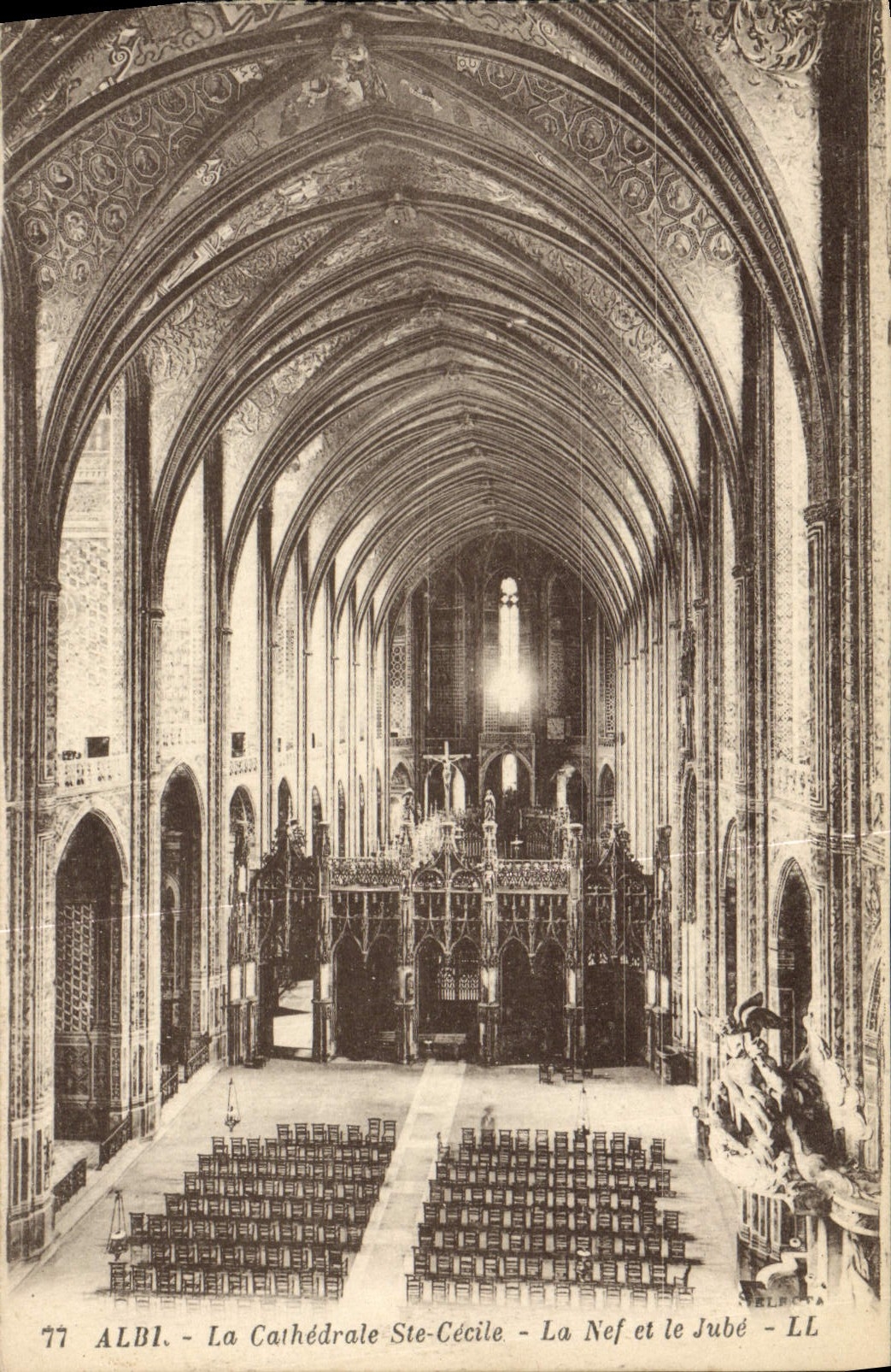 Albi - La Cathédrale Ste-Cécile - La Nef et le Jubé - LL