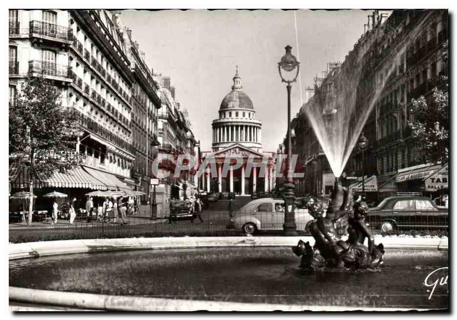 CPM Paris Et Ses Merveilles La Rue Soufflot Et Le Pantheon
