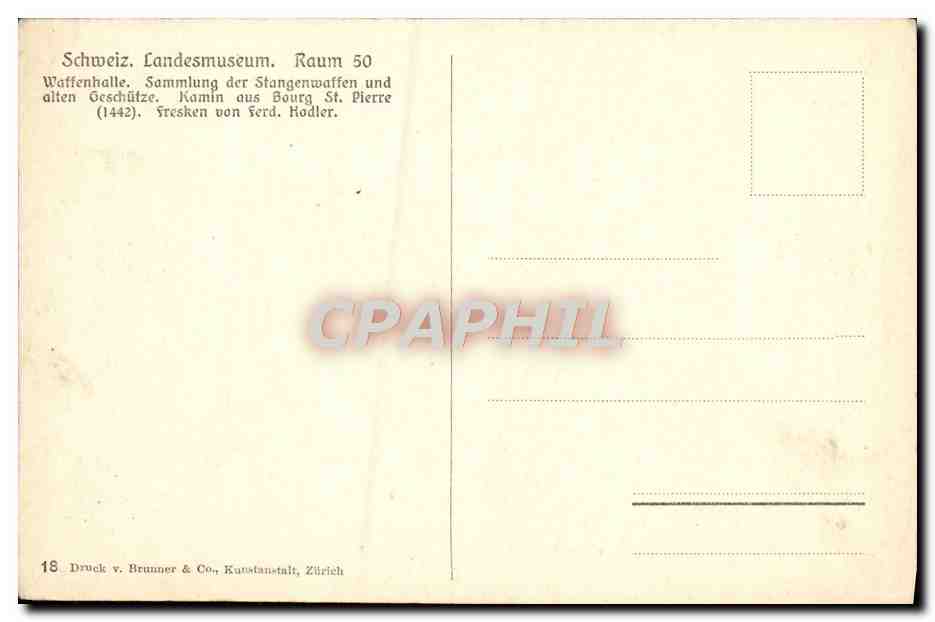 CPA Waffenhallee Armures Moyen Age Militaria  — Rückseite