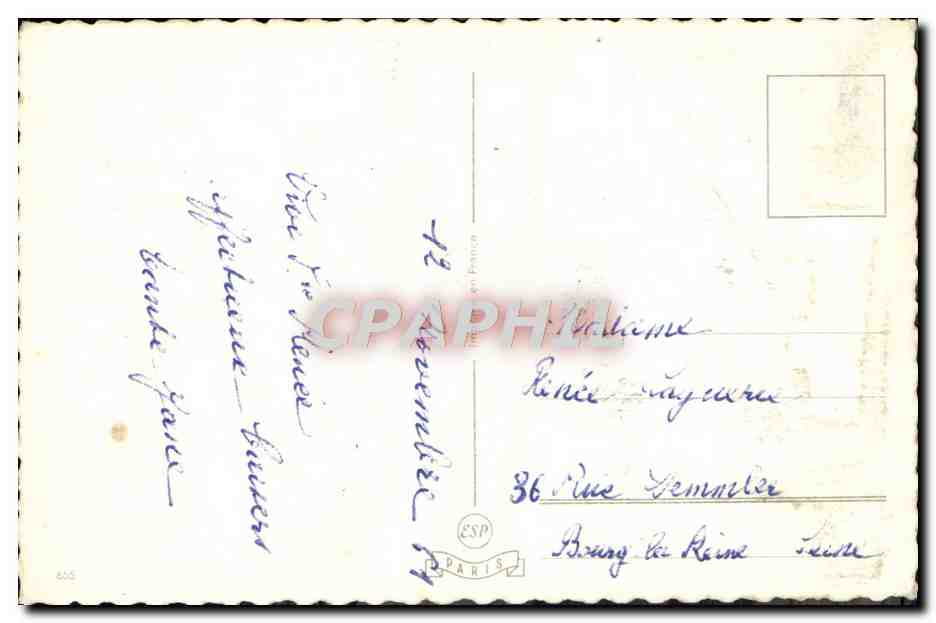 CPA Bonne Fete Fleurs  — Verso
