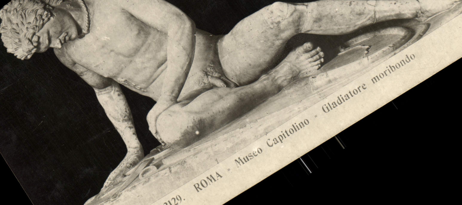 Sterbender Gladiateur — Statue im Capitolinischen Museum — Verlag Ed. Paninimiglio, n° 3129