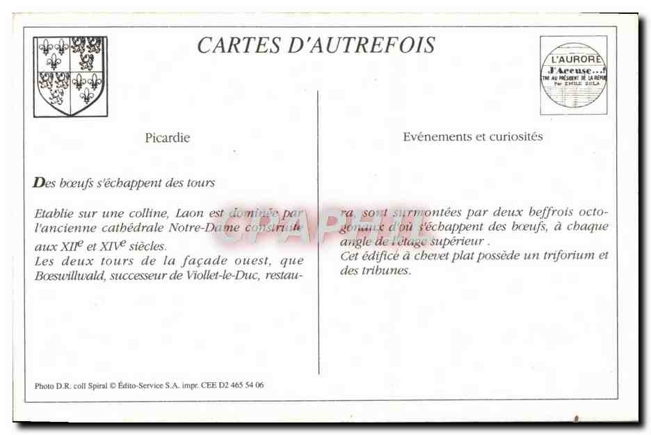 REPRO Laon La Cathedrale — Rückseite