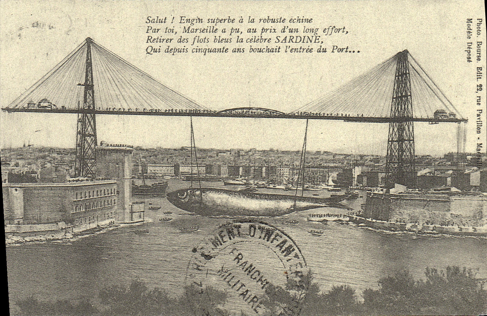 Marseille, pont transbordeur — éditeur C.E.E. n° 485.403.20