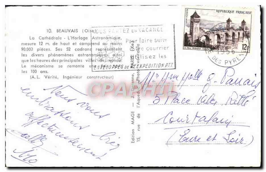 Beauvais - La Cathédrale - L'Horloge Astronomique — Édition MAGE, n°10 — Reverso