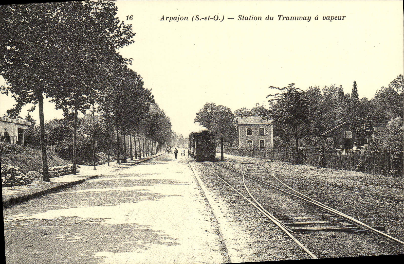 REPRO Arpajon Station Du Tramway A Vapeur