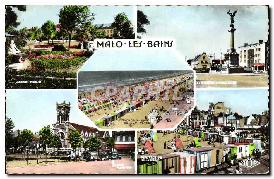 Malo-les-Bains — Vue panoramique — Édition J. TO' - 10 rue de Guesde