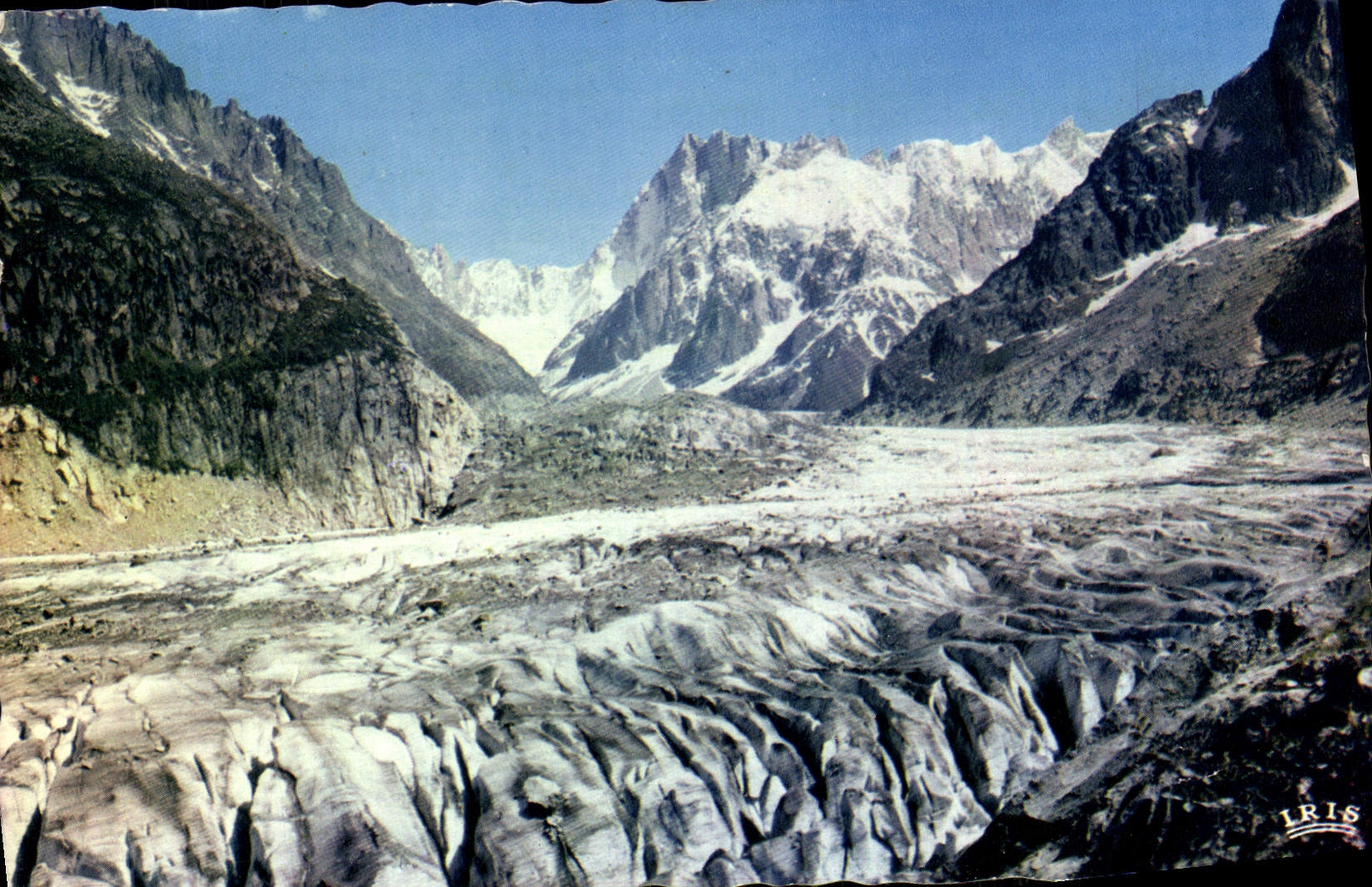 Die Meer von Gletschern — Die Grandes Jorasses — Verlag IRIS
