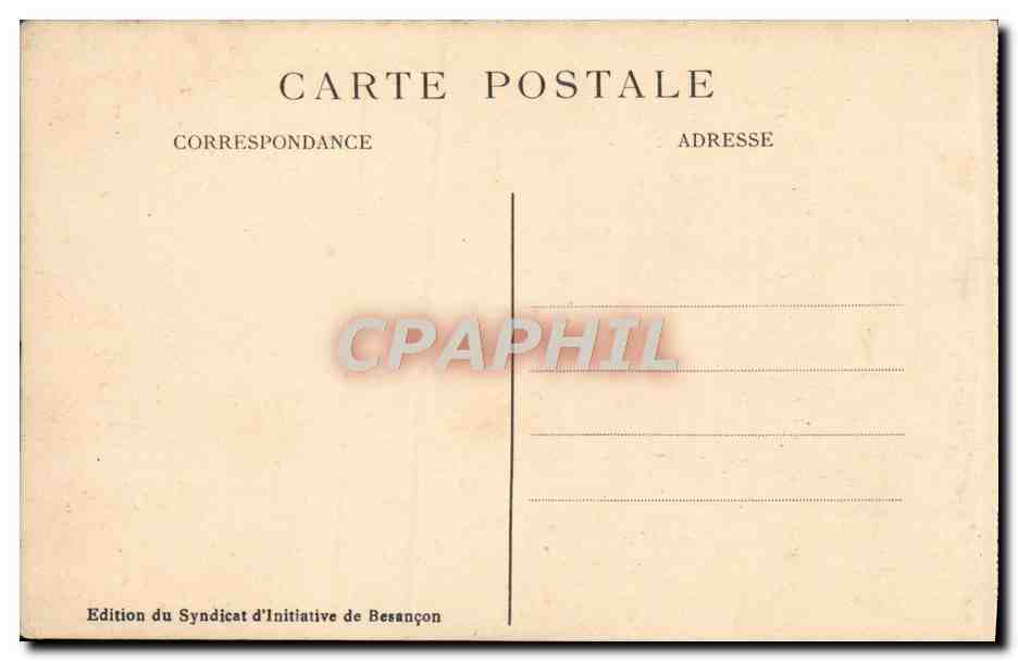 Besançon-les-Bains — Vue générale du Casino et de l'Établissement des Bains Salins de la Mouillère — Édition du Syndicat d'Initiative de Besançon — Reverso
