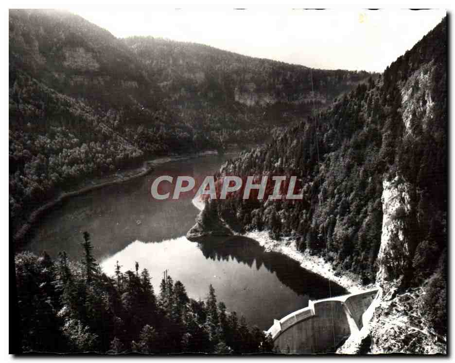 Lac Artificiel du Doubs et Barrage du Châtelot — La Franche-Comté Pittoresque — Édition E. PROTET, Dôle (Jura)