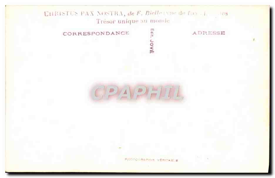 CPM Lourdes Tresor — Verso