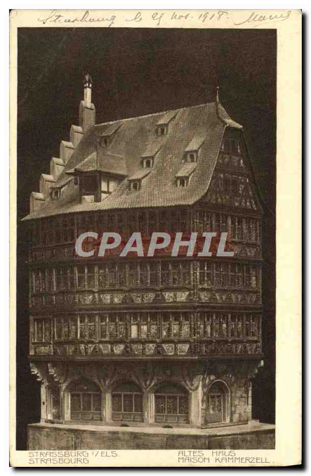 Strasbourg / Alsace — Altes Haus Kammerzell — éditeur STRASSBURG / ELS