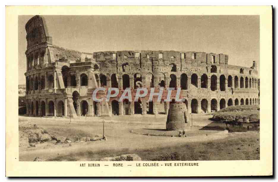 CPA Roma Le Colisee Vue Exterieure