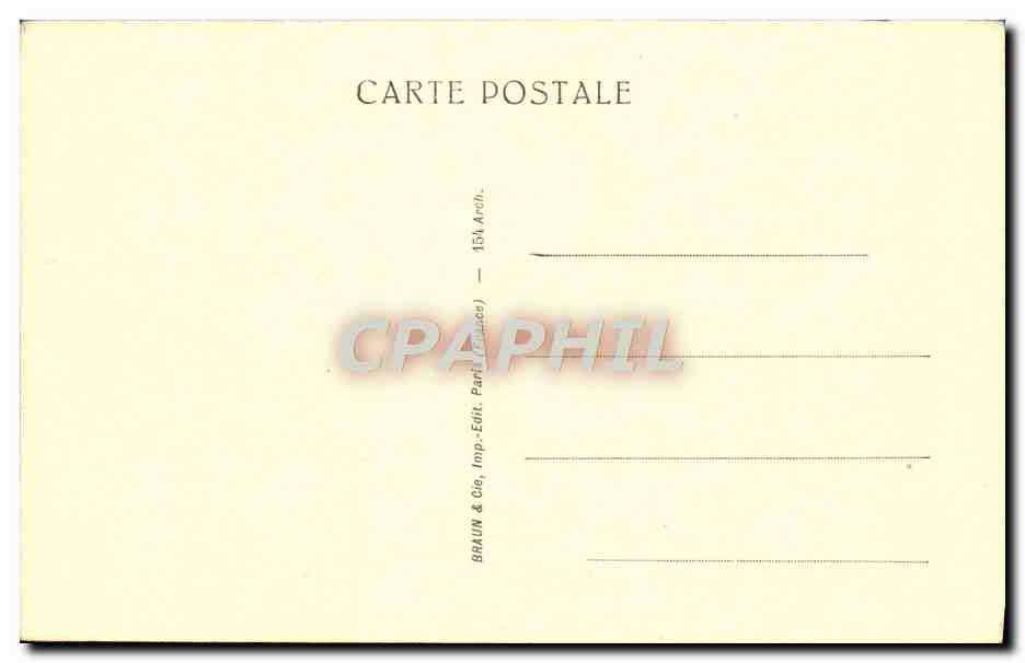 CPA Rome Le Forum Vue Generale — Rückseite