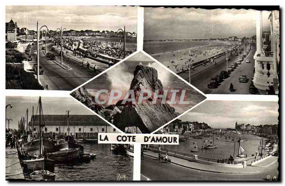 CPM Cote d'amour Pornichet Entre Batz et Le Croisic Le Pouliguen
