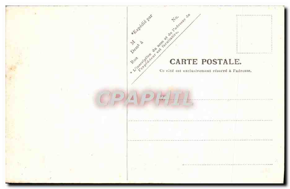 CPA Lourdes Vierge de L'Esplanade — Verso
