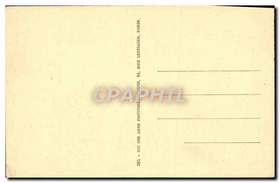 CPA Lourdes Vue Generale Prise du Chateau Fort — Verso