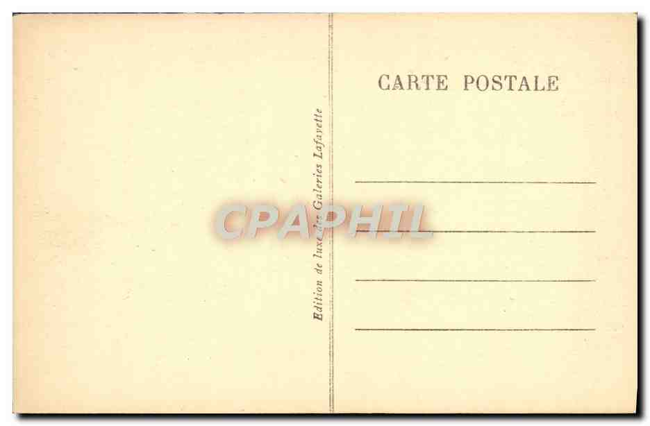 CPA Lourdes Le rosaire pendant la Procession du Tres Saint Sacrement — Verso