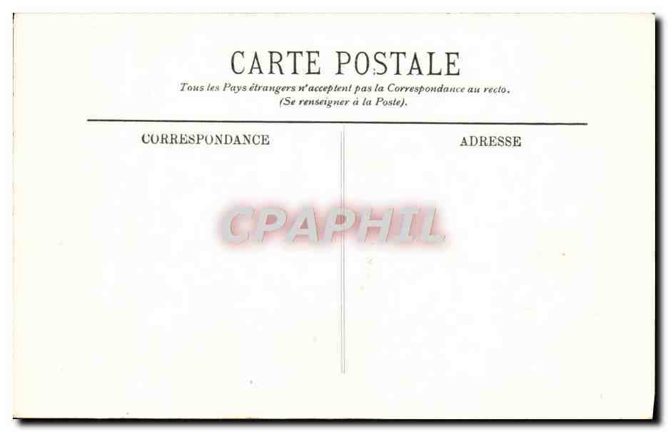 CPA Lourdes La Grotte — Verso