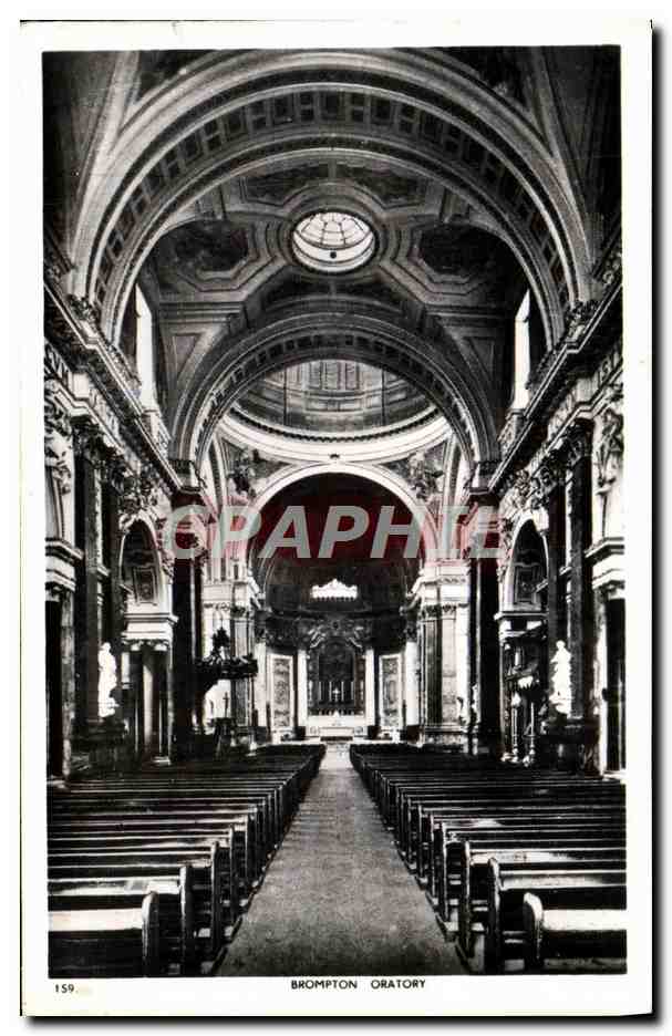 Brompton Oratory — intérieur de l'église — Published by A. V. Fry & Co. Ltd. n° 159
