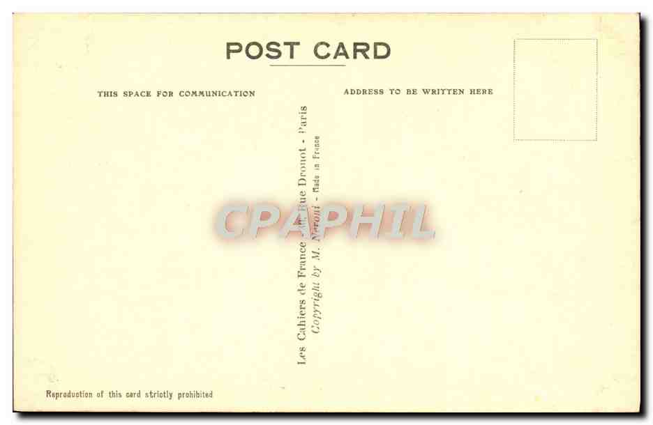 CPA Fantaisie Militaria  — Rückseite