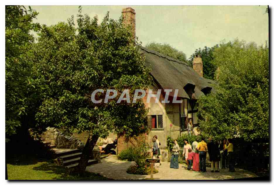 Anne Hathaway's Cottage — Stratford-upon-Avon — COTMAN-COLOR SERIES POSTCARD