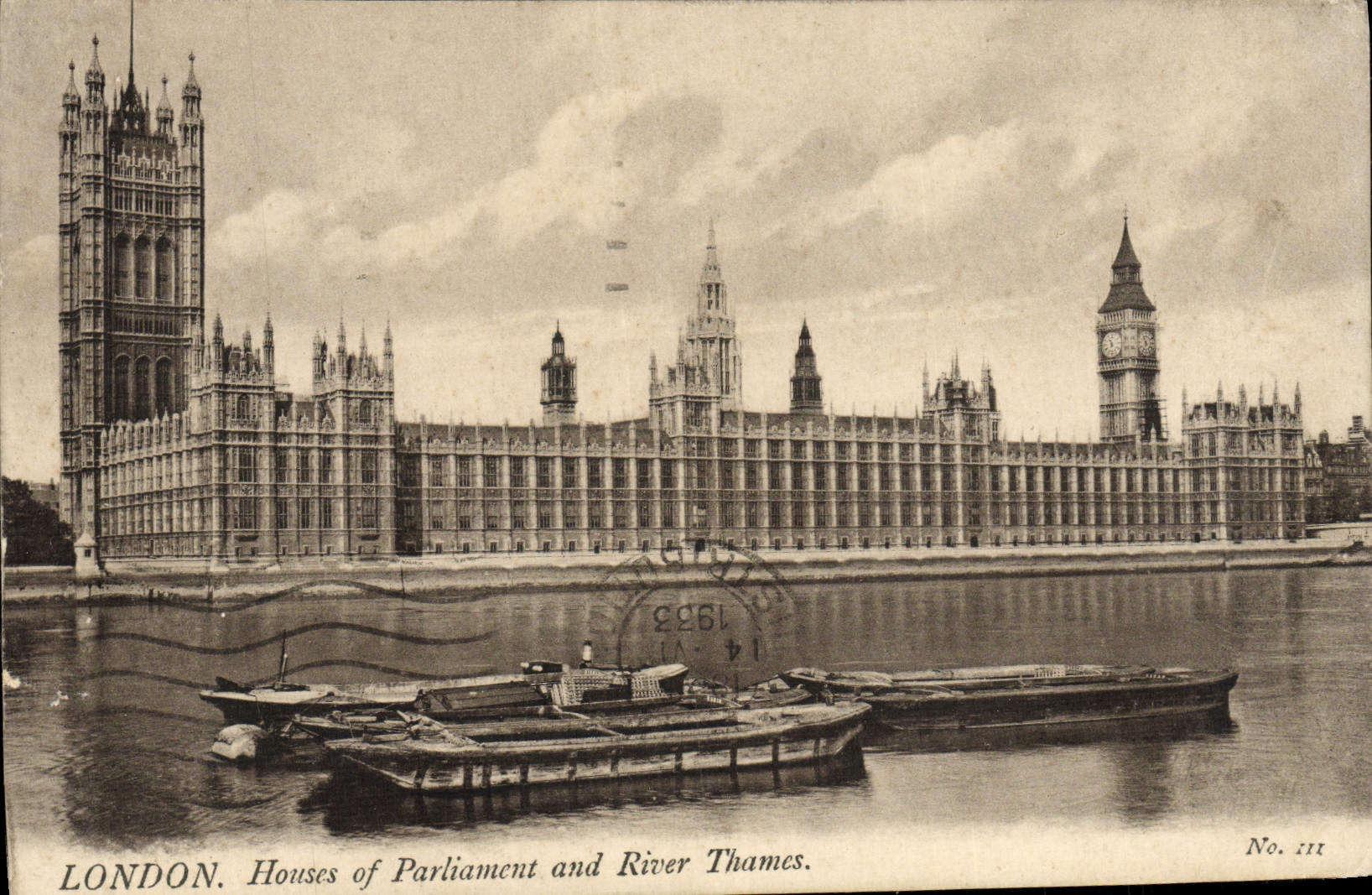 CPA London Houses of Parliament and River Thames