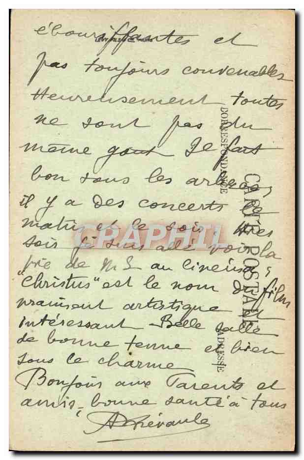 CPA Vichy La Source des Celestins — Rückseite