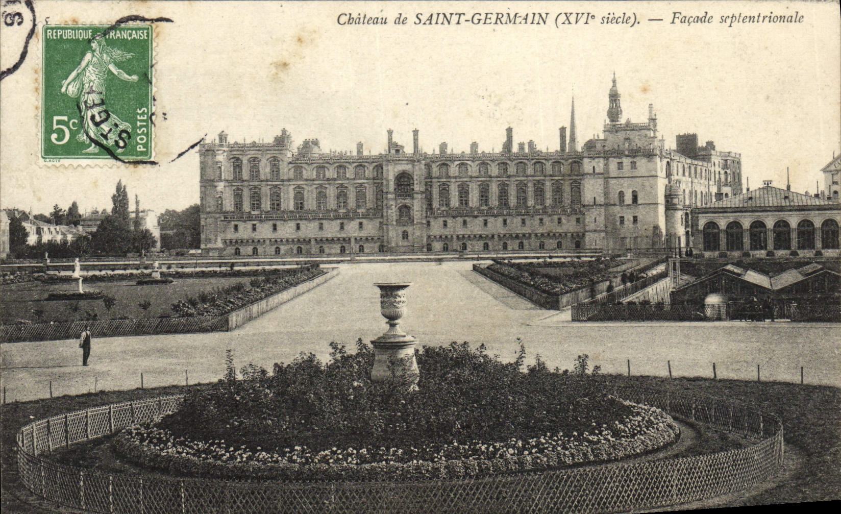 Château de SAINT-GERMAIN (XVIe siècle) — Façade septentrionale