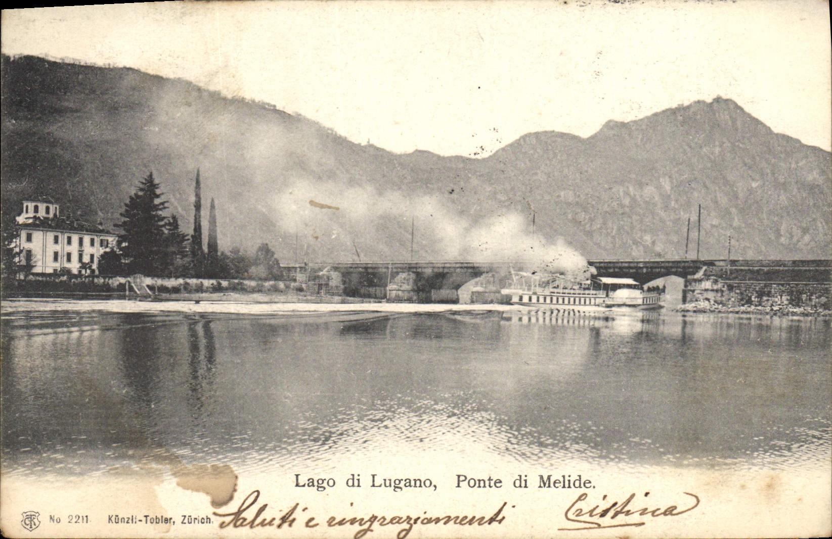 CPA Lago di Lugano Ponte di Melide