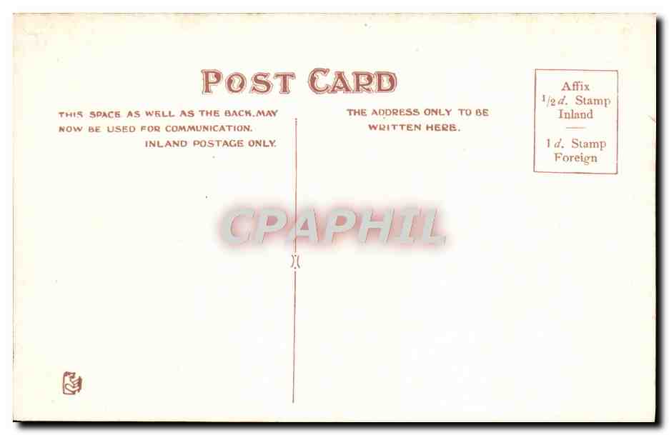 CPA London Westminster Pier and New Scotland Yard — Rückseite