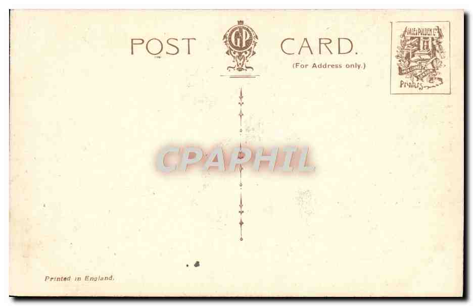 CPA London Tower od Lond Eastern Basment of The white Tower — Rückseite