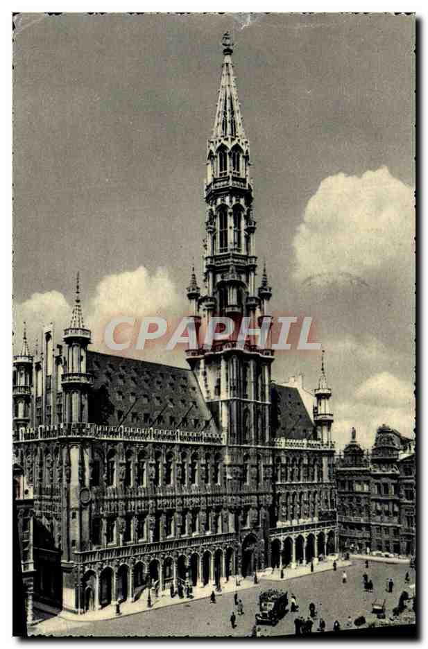 CPA Bruxelles Grand Place Hotel de Ville