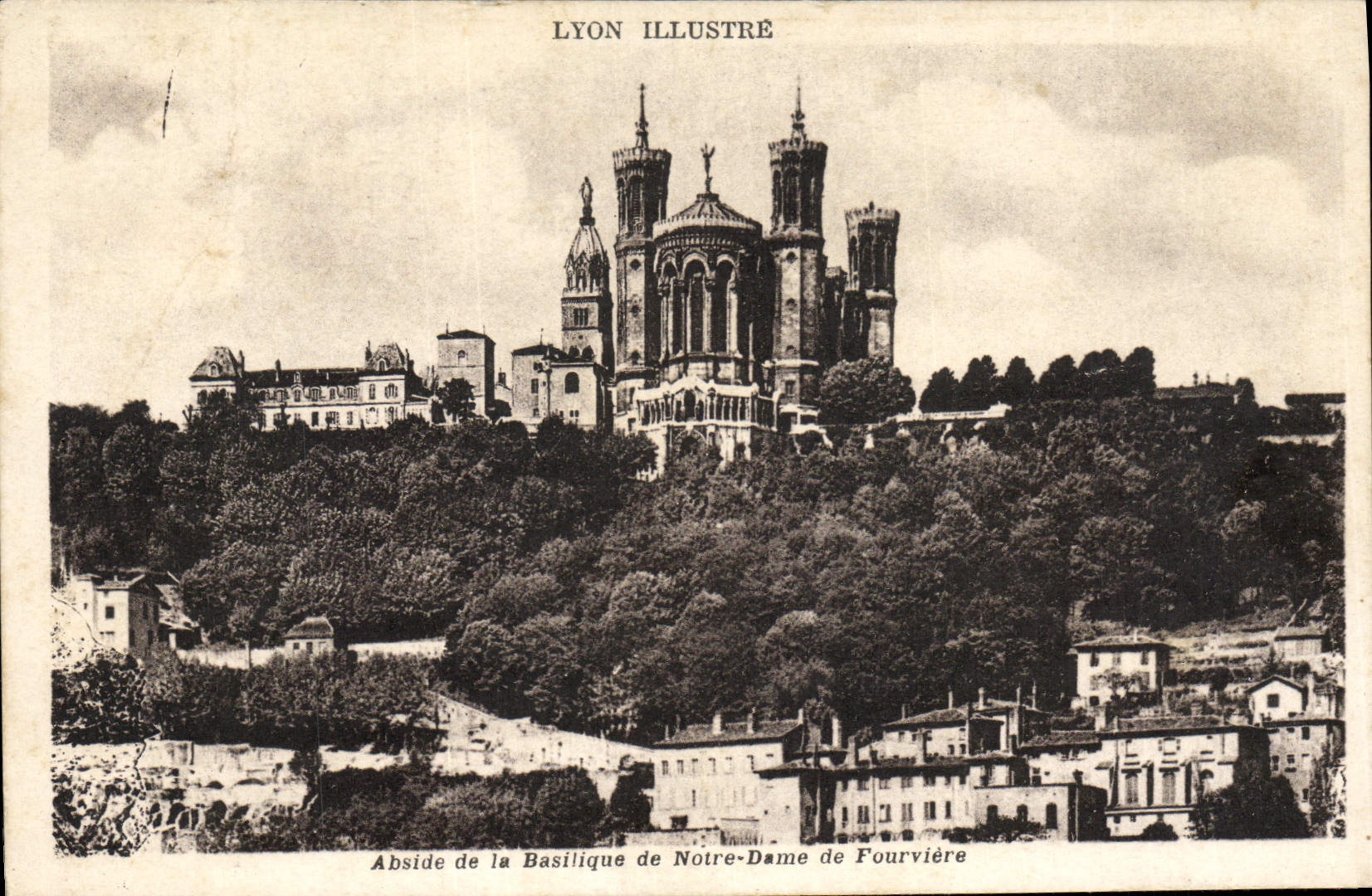 Abside de la Basilique de Notre-Dame de Fourvière — Lyon — Édition Lyon Illustre