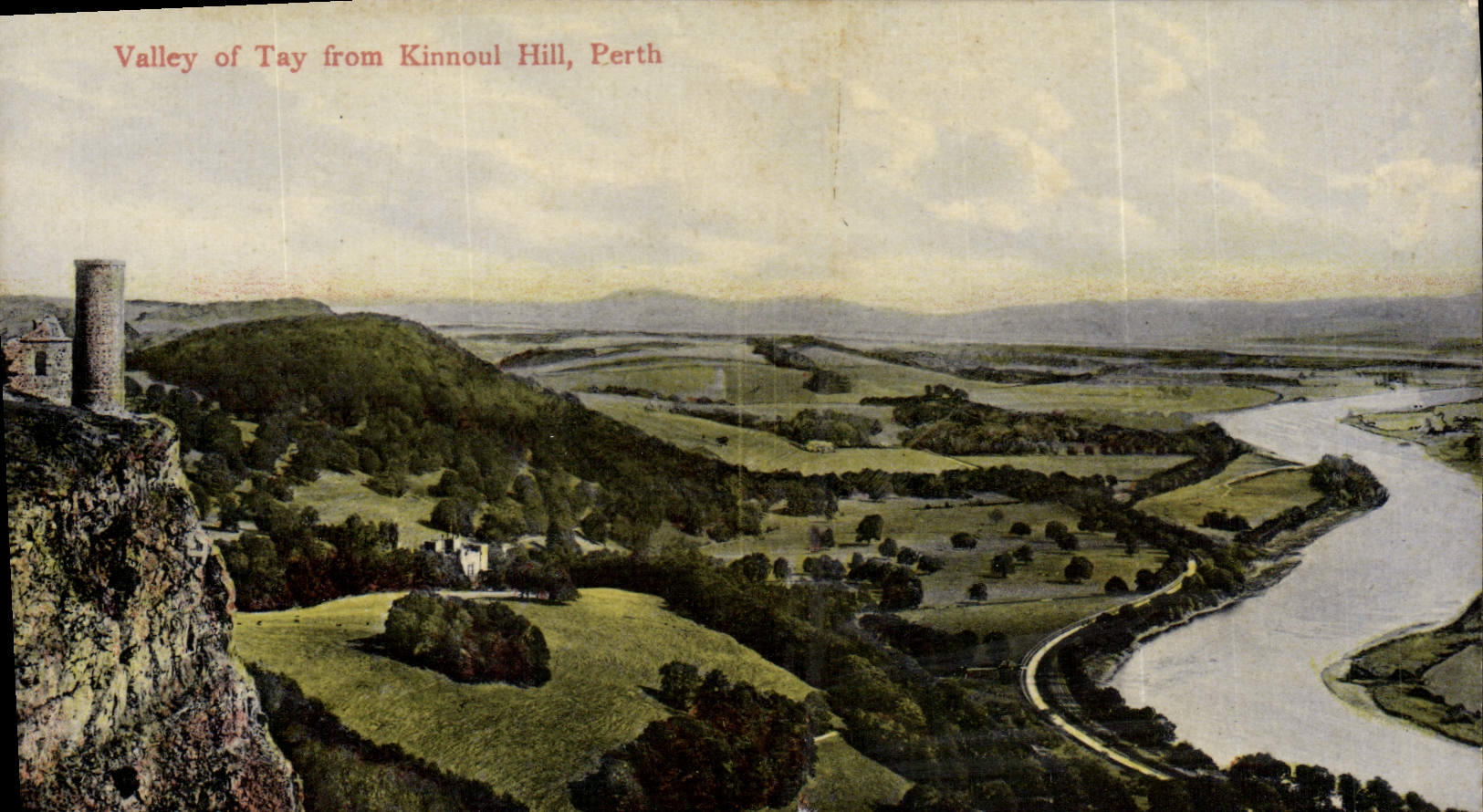 CPA Valley of Tay From Kinnoul Hill Perth