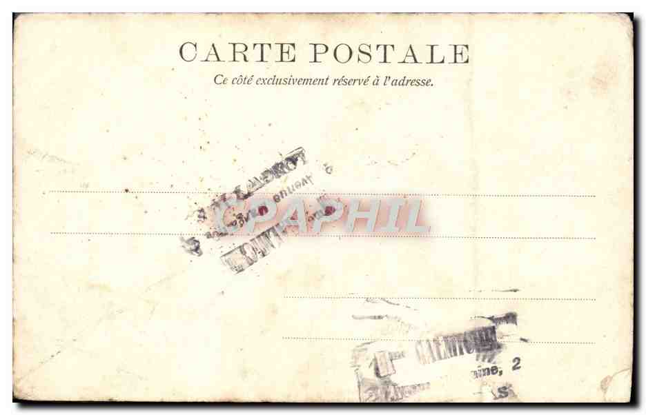 CPA Compiegne Foret de Etang de St Pierre — Rückseite